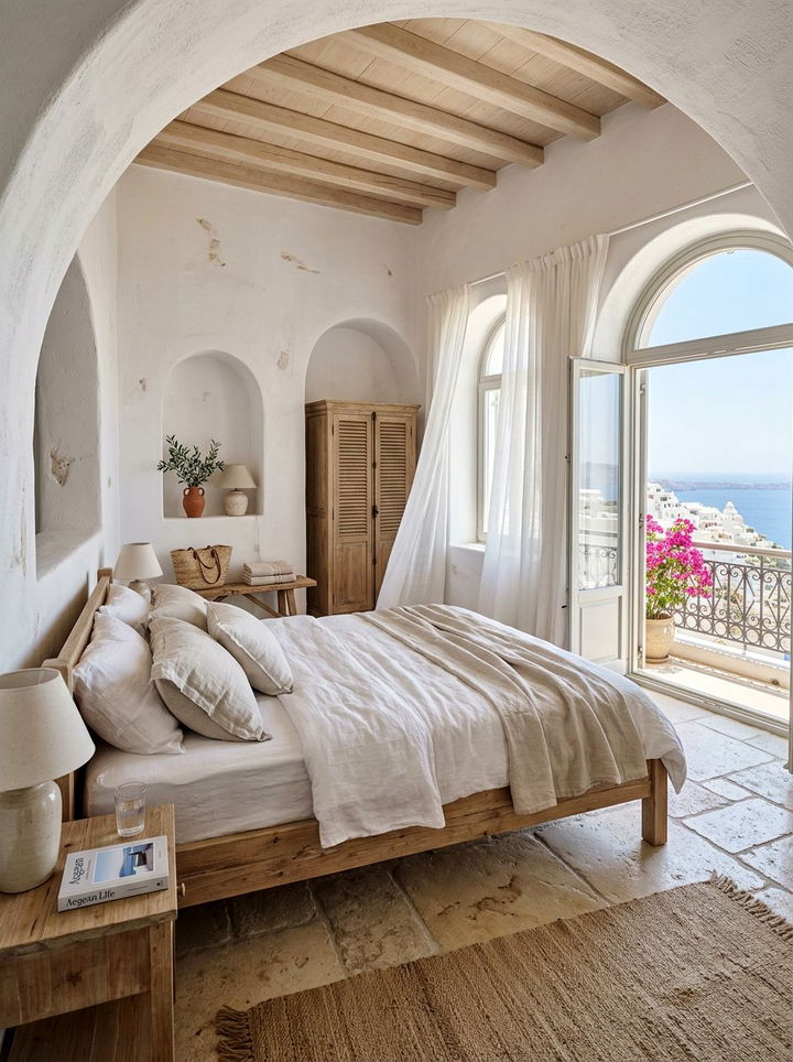 Mediterranean White Bedroom - 30 white bedroom design ideas