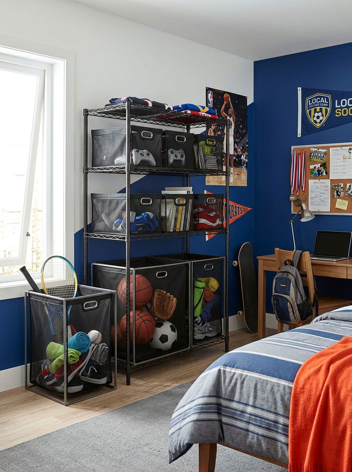 Mesh Storage Bins - 30 bedroom storage boxes