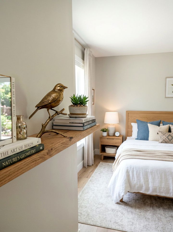 Metal Bird Sculpture - 30 bird bedroom ideas