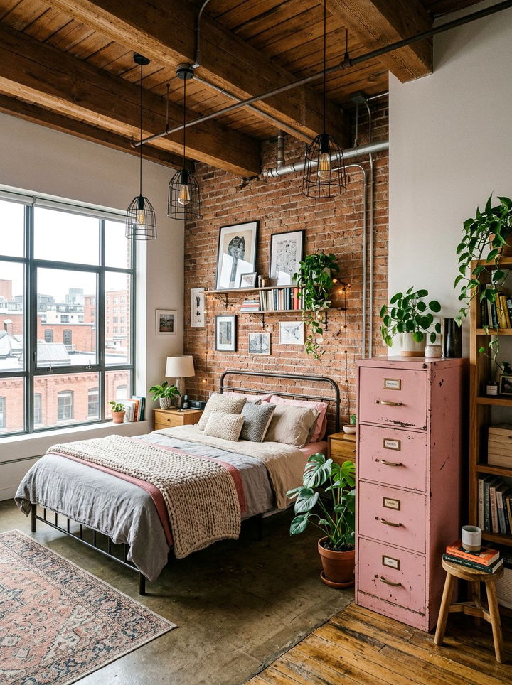 Metal Filing Cabinet - 30 bedroom nightstand alternatives