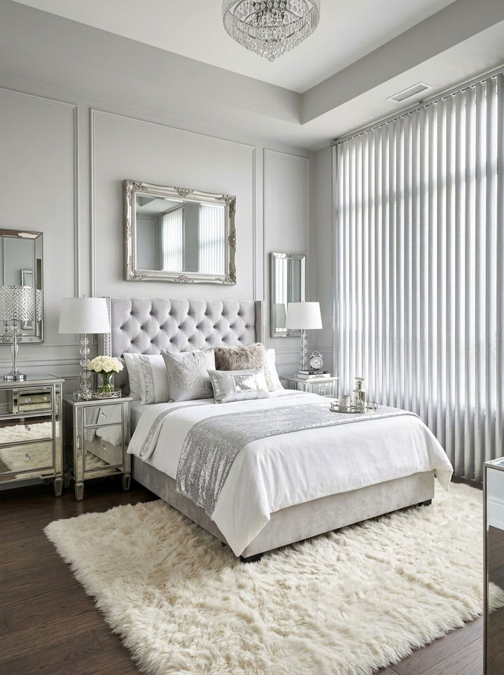 Metallic Finish Vertical Blinds - 30 bedroom vertical blinds