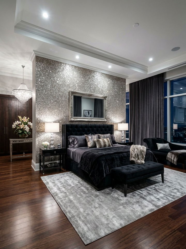 Mica wallpaper - 30 bedroom textured wallpapers