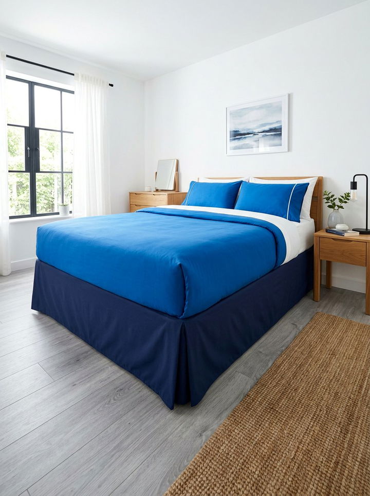 Microfiber Bed Skirt - 30 bedroom bed skirts