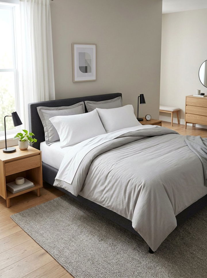 Microfiber bedding set - 30 dust-free bedroom ideas