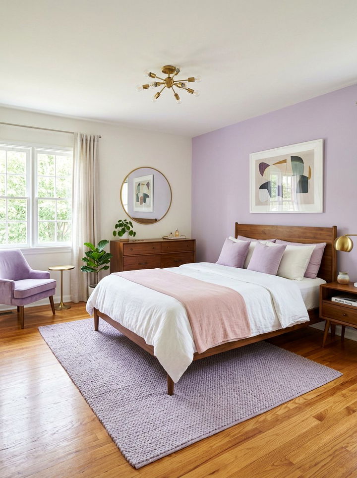 Mid Century Feminine Bedroom - 30 feminine bedroom ideas