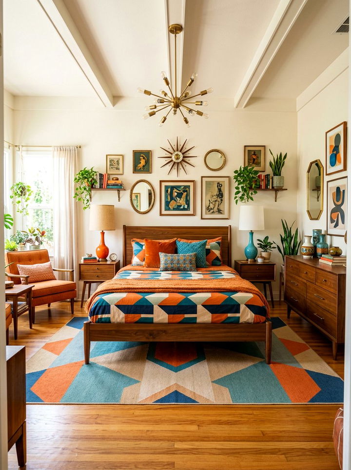 Mid Century Maximalist Bedroom - 30 maximalist bedroom ideas