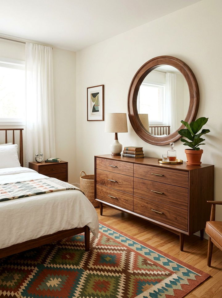 Mid Century Mirror - 30 bedroom wall mirrors