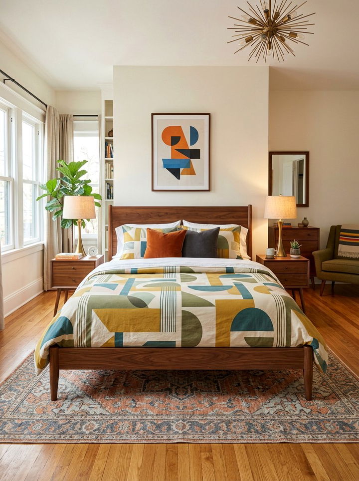 Mid Century Modern Bed - 30 bedroom bed ideas