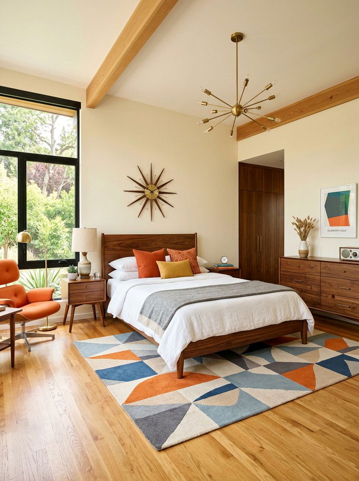 Mid Century Modern Bedroom - 30 bedroom themes