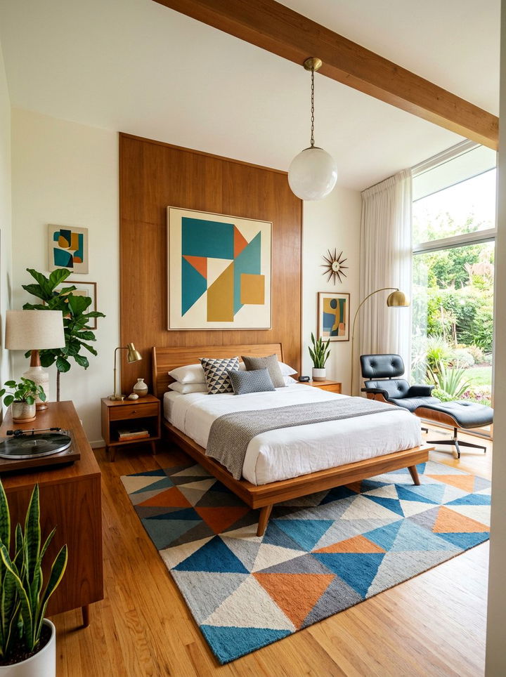 Mid Century Modern Bedroom - 30 bedroom transformation ideas