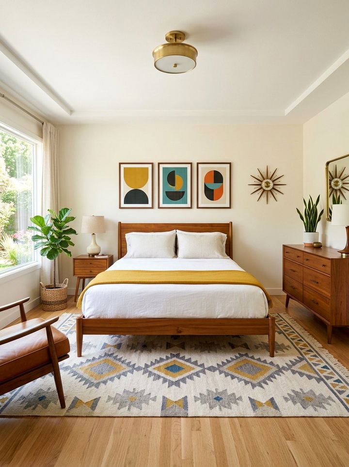 Mid Century Modern Bedroom - 30 bedroom vision boards