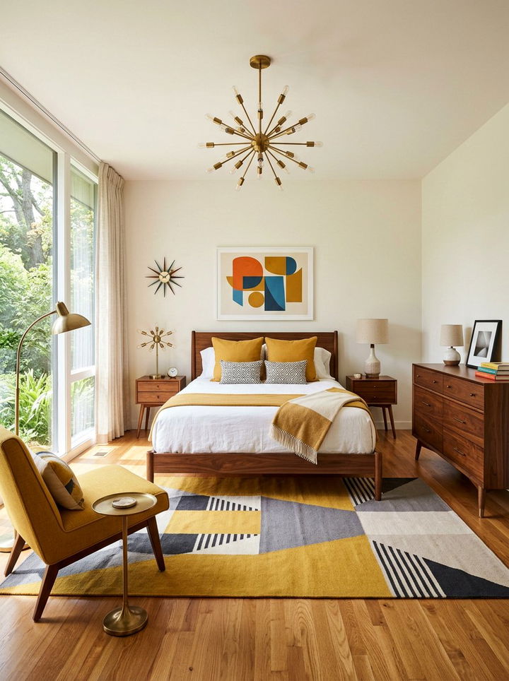 Mid Century Modern Bedroom - 30 gender neutral bedroom ideas