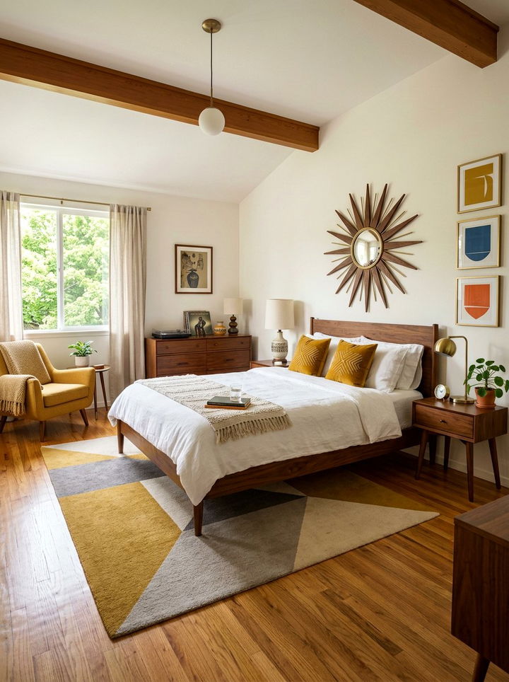 Mid Century Modern Bedroom - 30 model home bedroom ideas