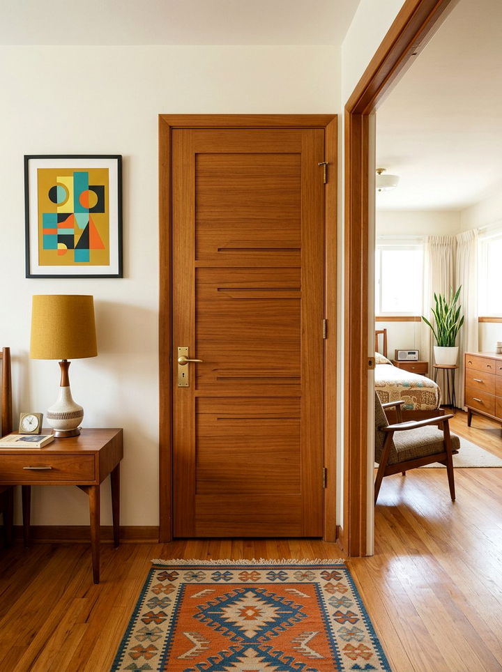 Mid Century Modern Bedroom Door - 30 bedroom door ideas