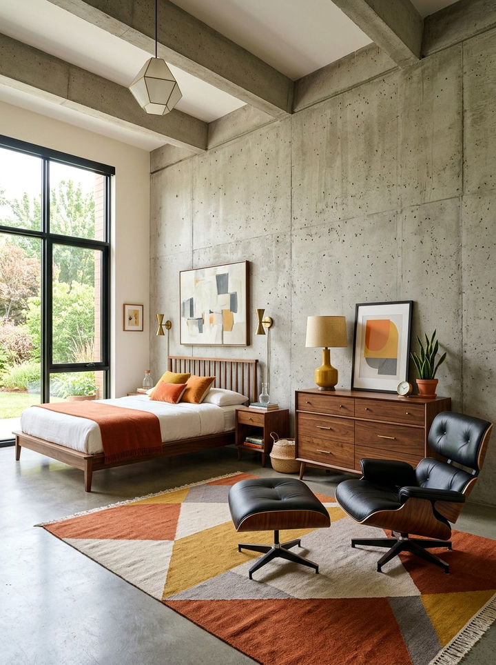 30 Concrete Wall Bedroom Ideas for a Chic Industrial Look