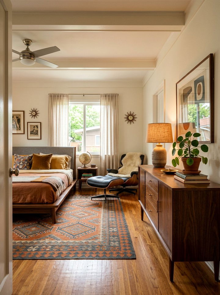 Mid Century Modern Credenza - 30 bedroom statement piece ideas