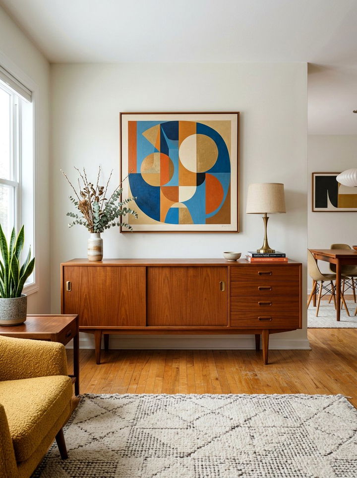 Mid Century Modern Credenza - 30 secondhand bedroom ideas