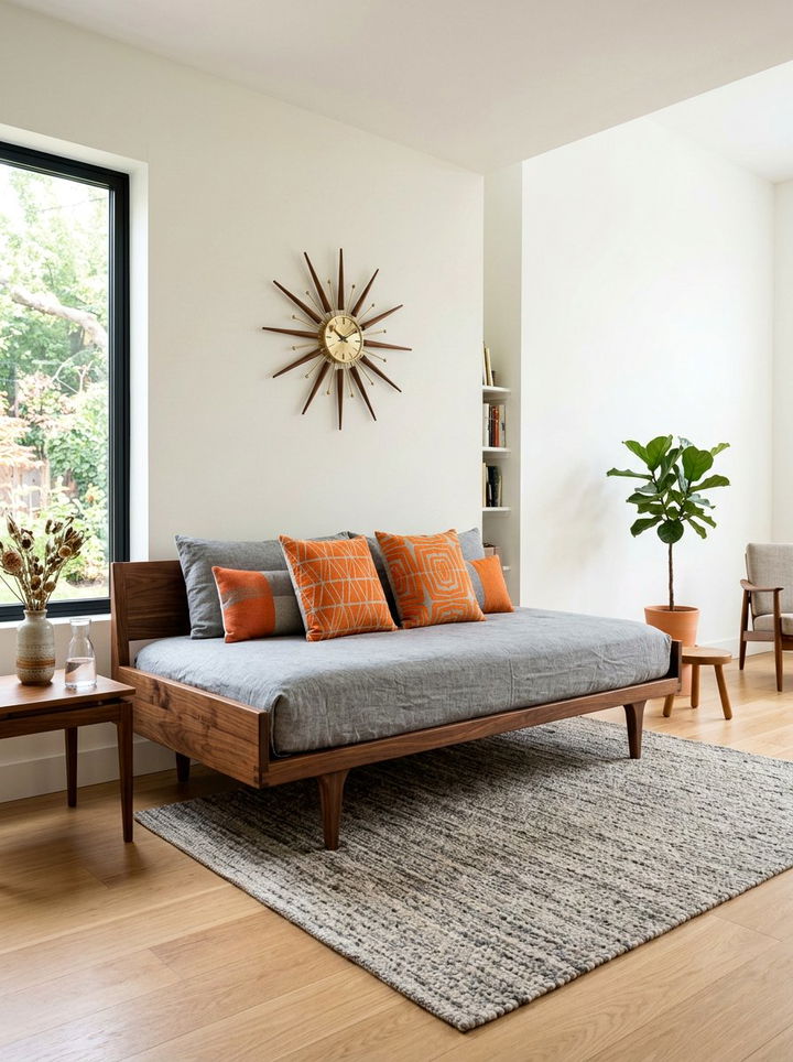 Mid Century Modern Daybed - 30 bedroom daybed ideas