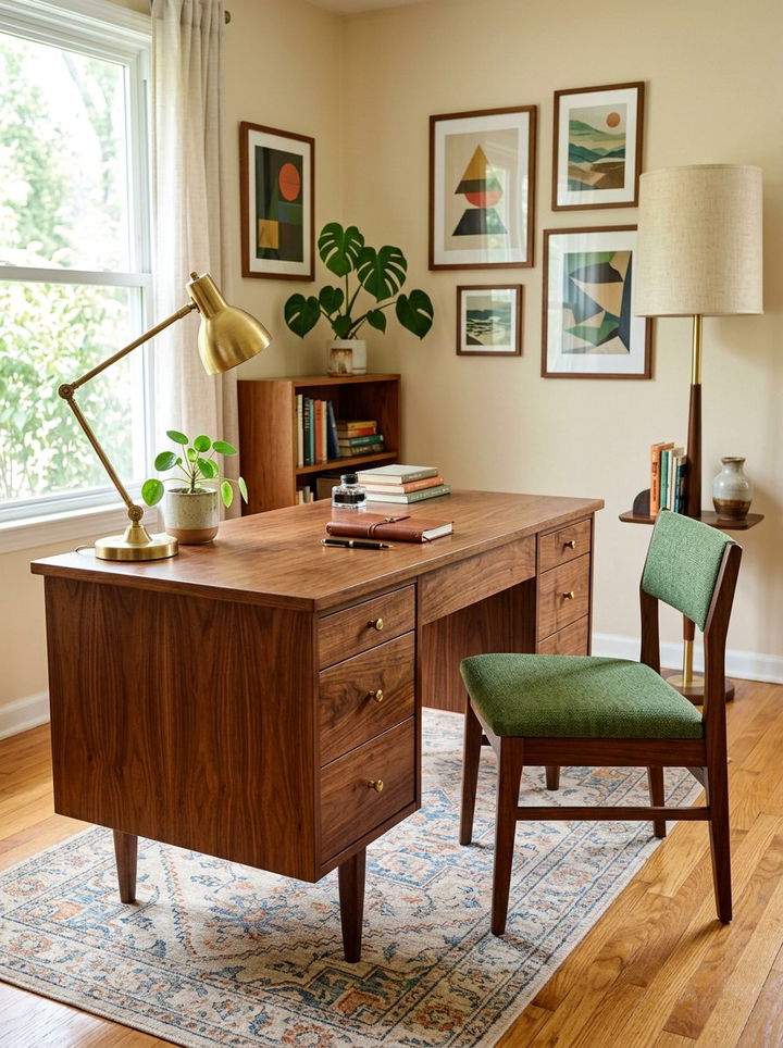Mid Century Modern Desk With Drawers - 30 bedroom desk with drawers