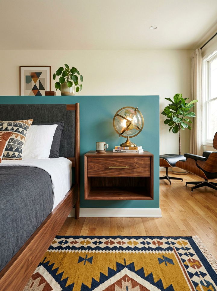 Mid Century Modern Floating Nightstand - 30 bedroom floating nightstands