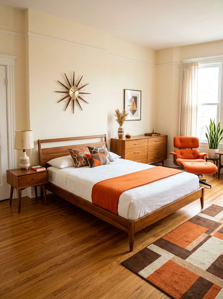 Mid Century Modern Furniture - 30 boutique hotel bedroom ideas