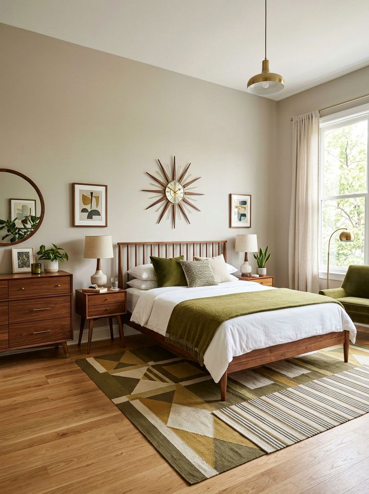 Mid Century Modern Greige Bedroom - 30 greige bedroom ideas