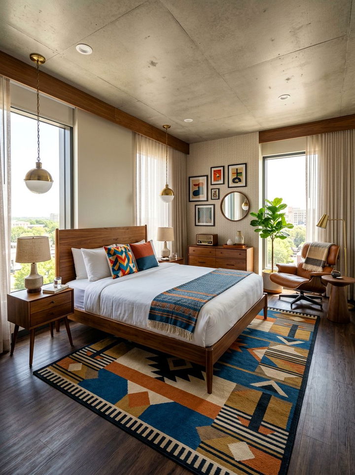 Mid Century Modern Hotel - 30 hotel bedroom ideas