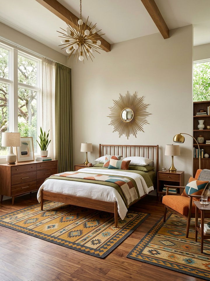 Mid Century Modern Master Bedroom - 30 spacious bedroom ideas