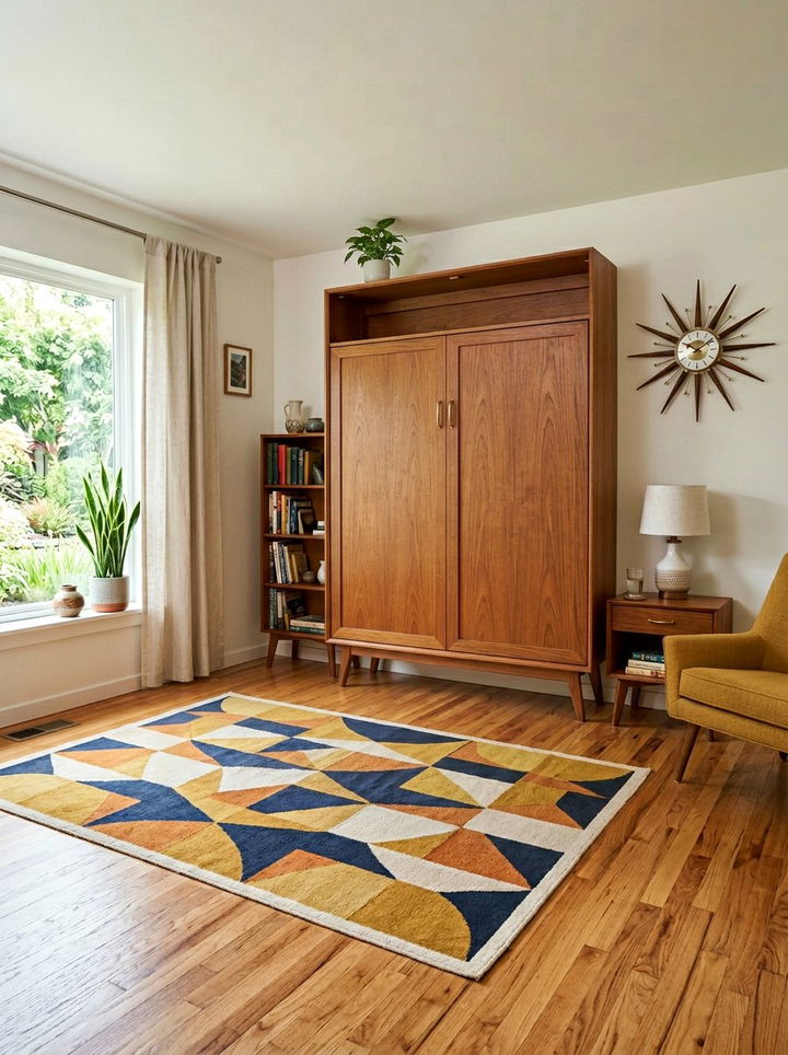 Mid Century Modern Murphy Bed - 30 bedroom murphy beds