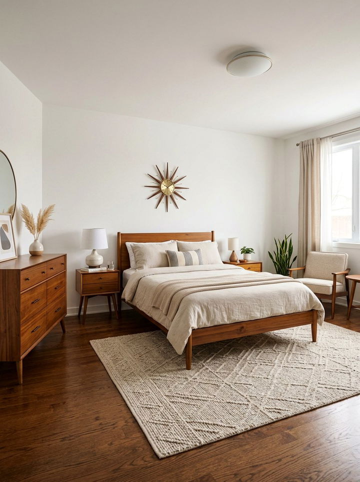 Mid Century Modern Neutral Bedroom - 30 neutral bedroom ideas
