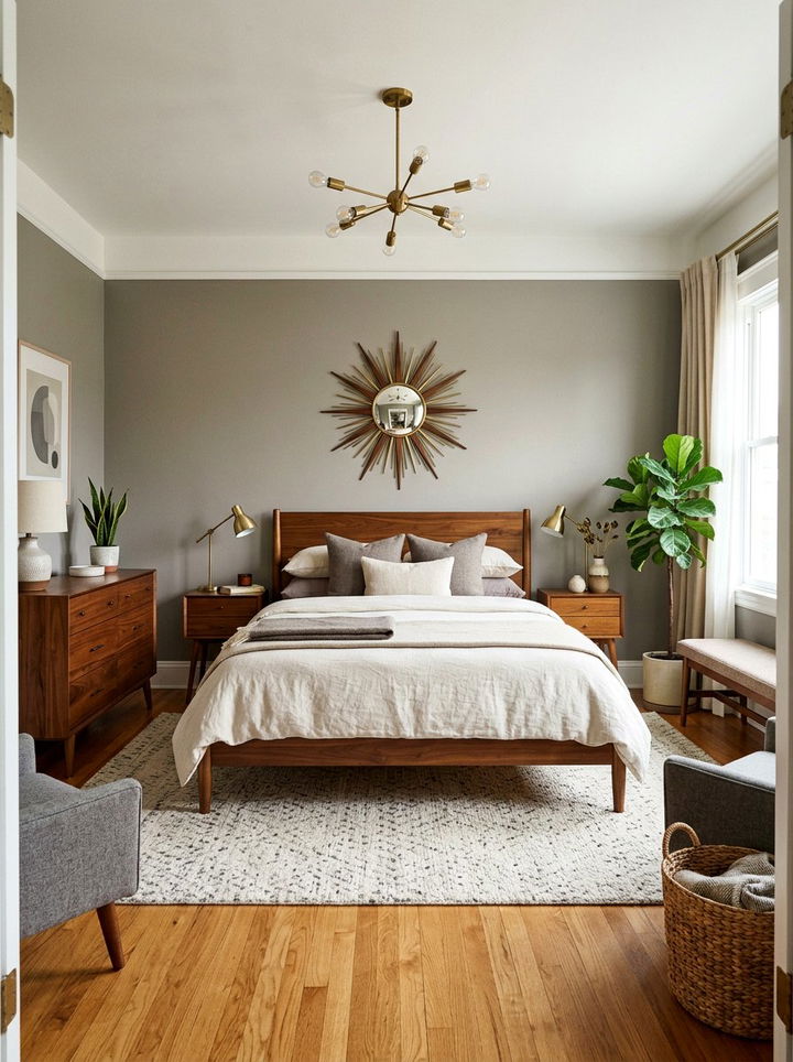 Mid Century Modern Neutral Bedroom - 30 neutral tone bedroom ideas