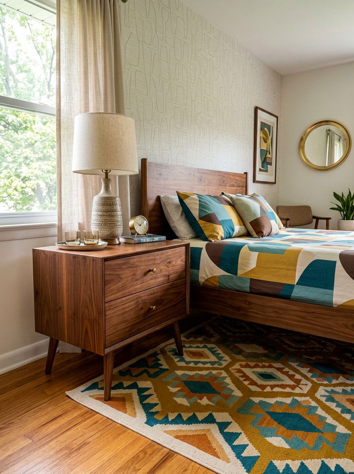 Mid Century Modern Nightstand - 30 bedroom tall nightstands