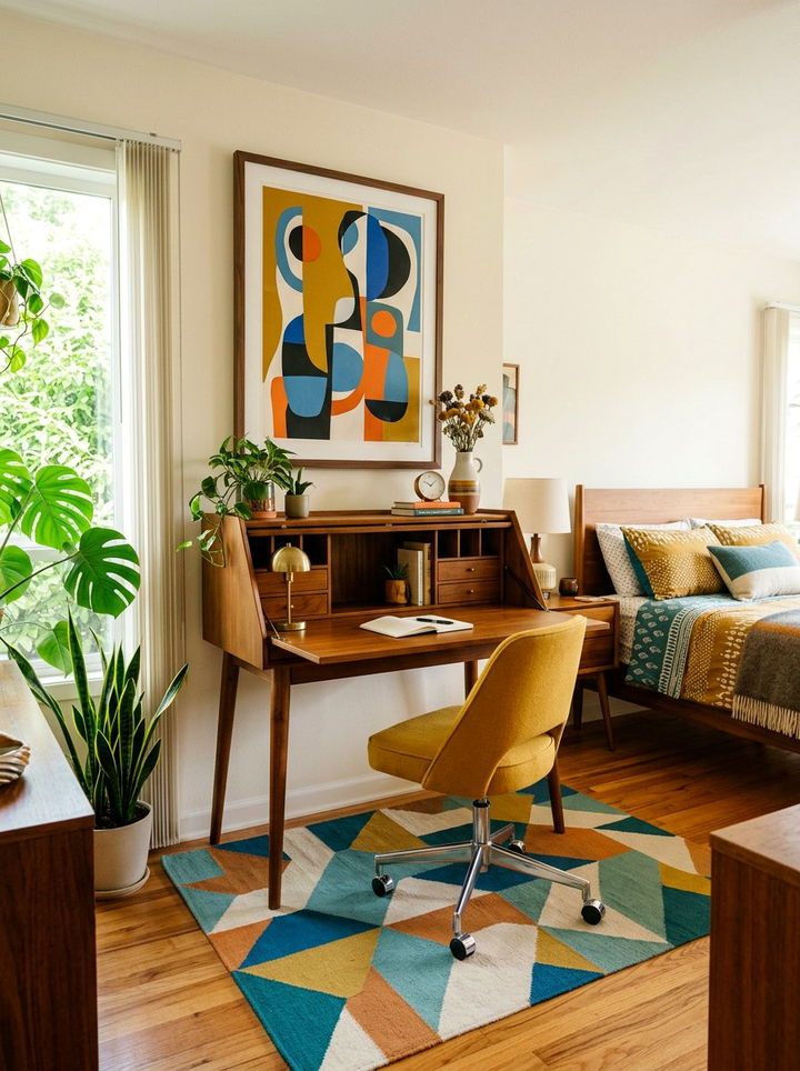 Mid Century Modern Secretary Desk - 30 bedroom secretary desks