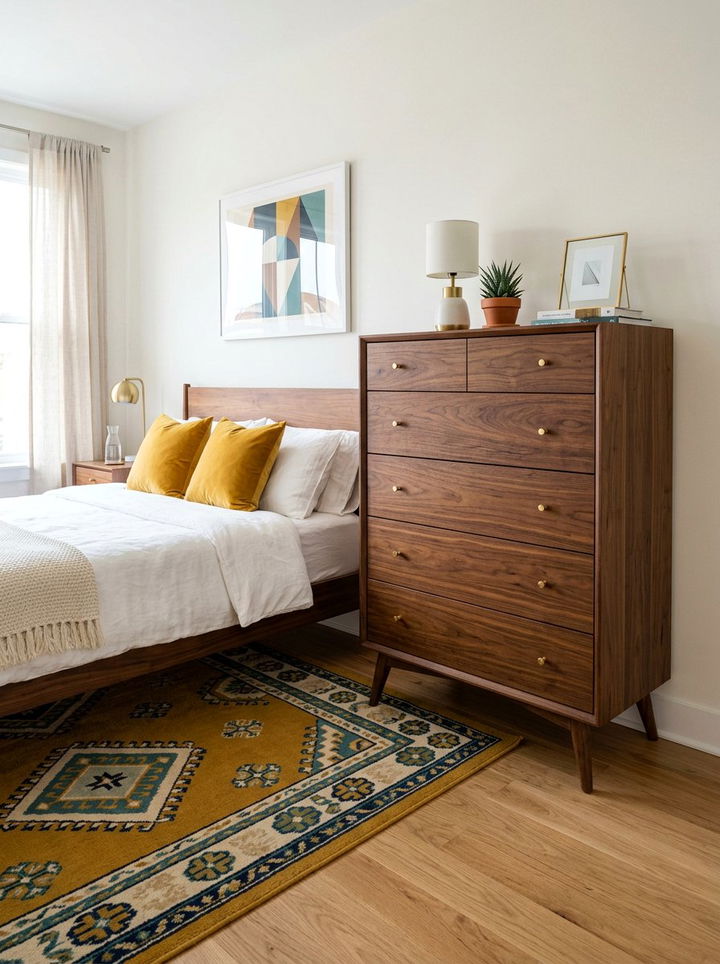 Mid Century Modern Tall Dresser - 30 bedroom tall dressers