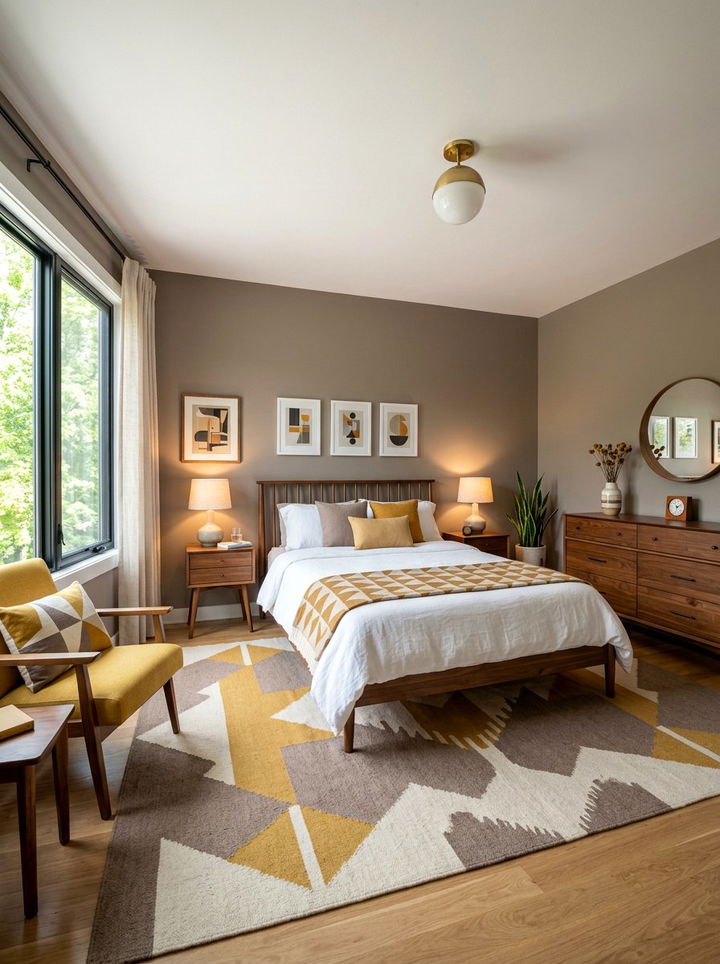 Mid Century Modern Taupe Bedroom - 30 taupe bedroom ideas