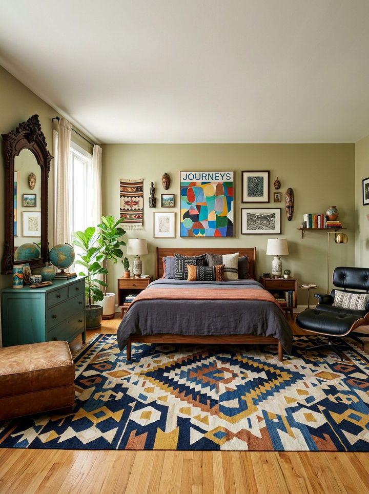 Mid Century Modern To Eclectic Bedroom - 30 bedroom transition ideas