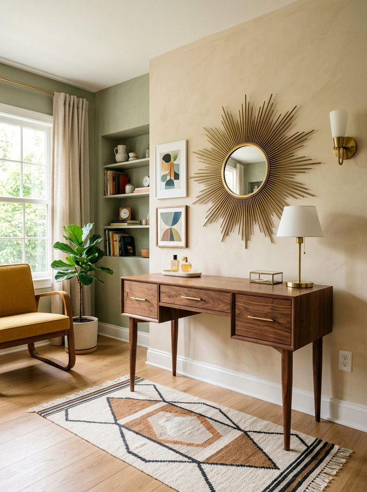 Mid Century Modern Vanity - 30 bedroom vanities