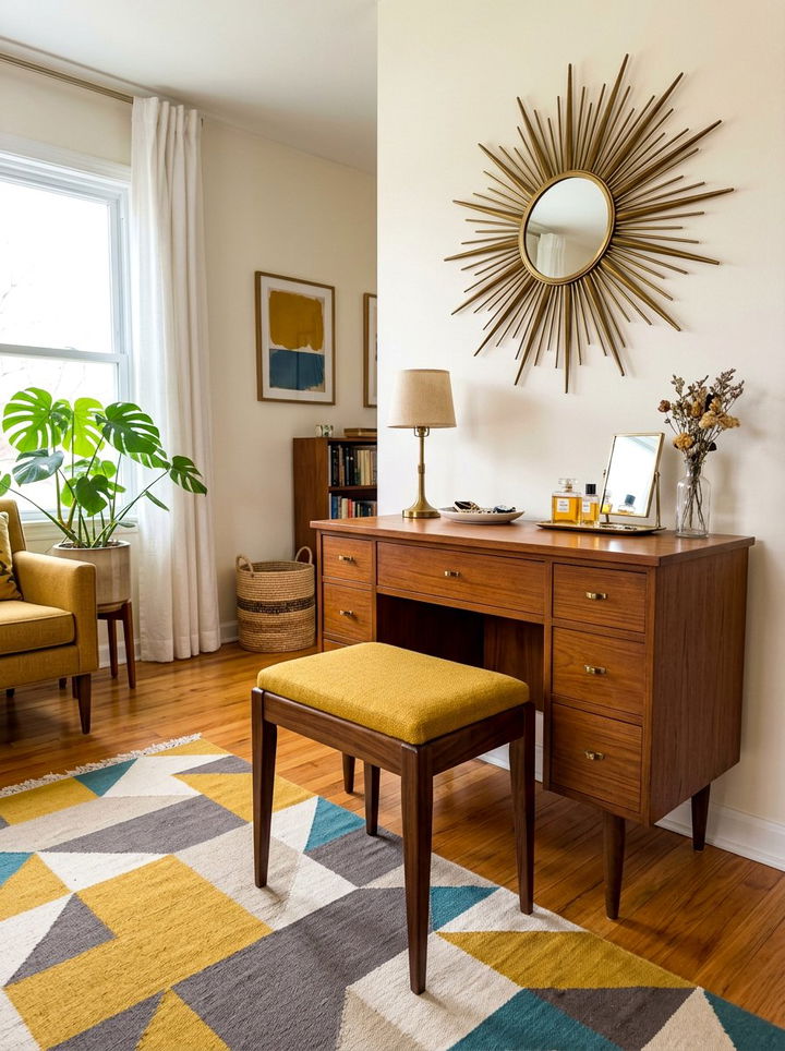 Mid Century Modern Vanity Stool - 30 bedroom vanity stools