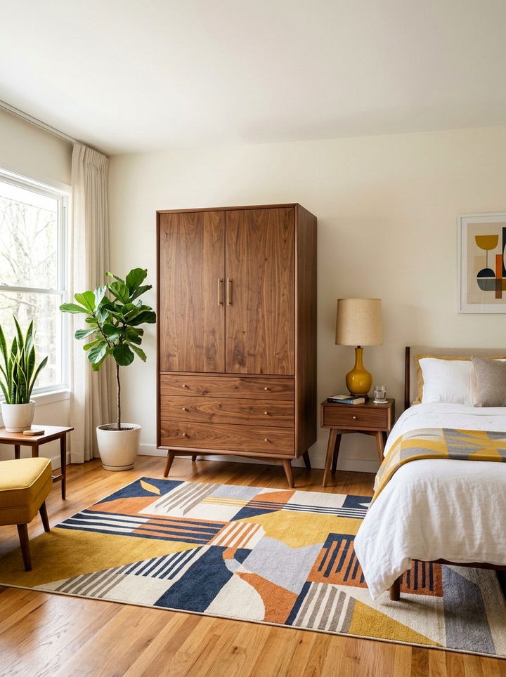 Mid Century Modern Wardrobe - 30 bedroom armoires