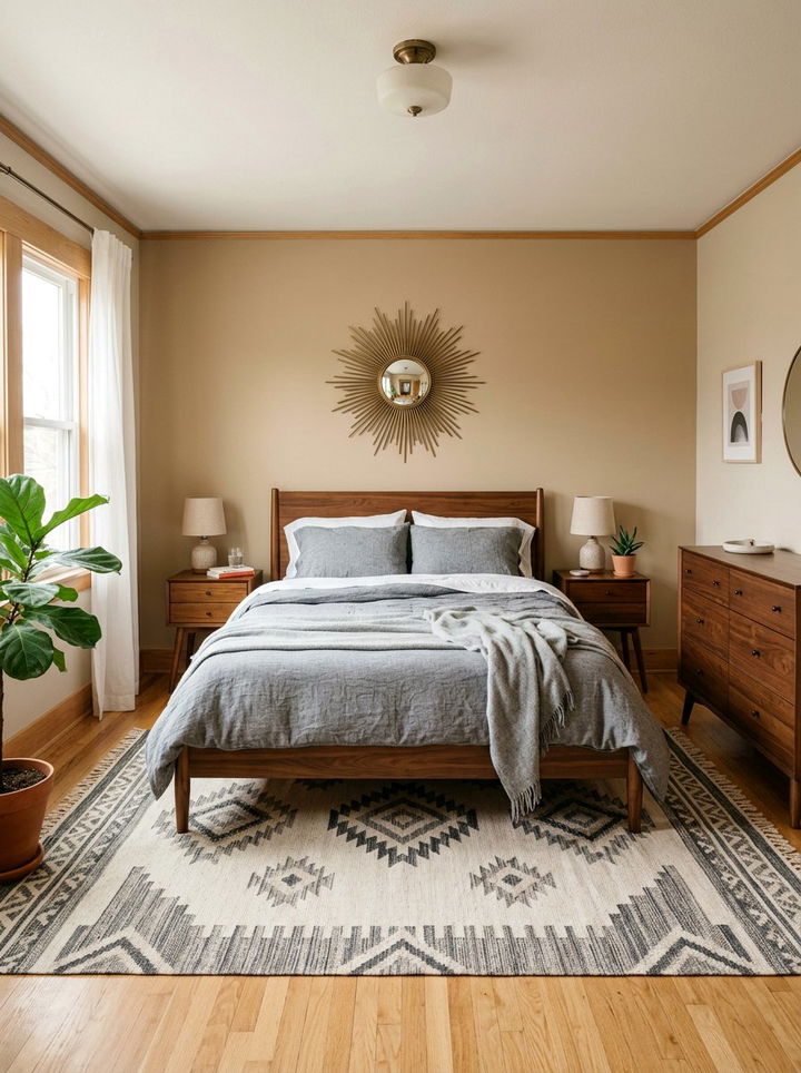 Mid Century Neutral Bedroom - 30 cool neutral bedroom ideas