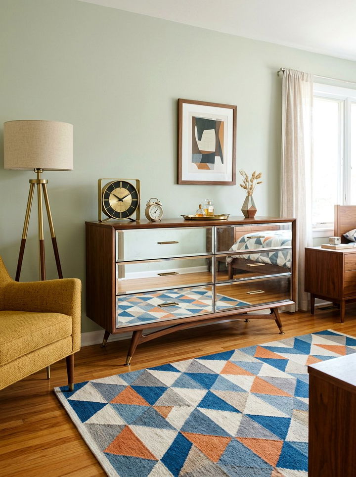 Mid century mirrored dresser - 30 bedroom mirrored dressers