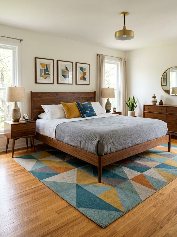 Mid century modern bed - 30 bedroom bed frames