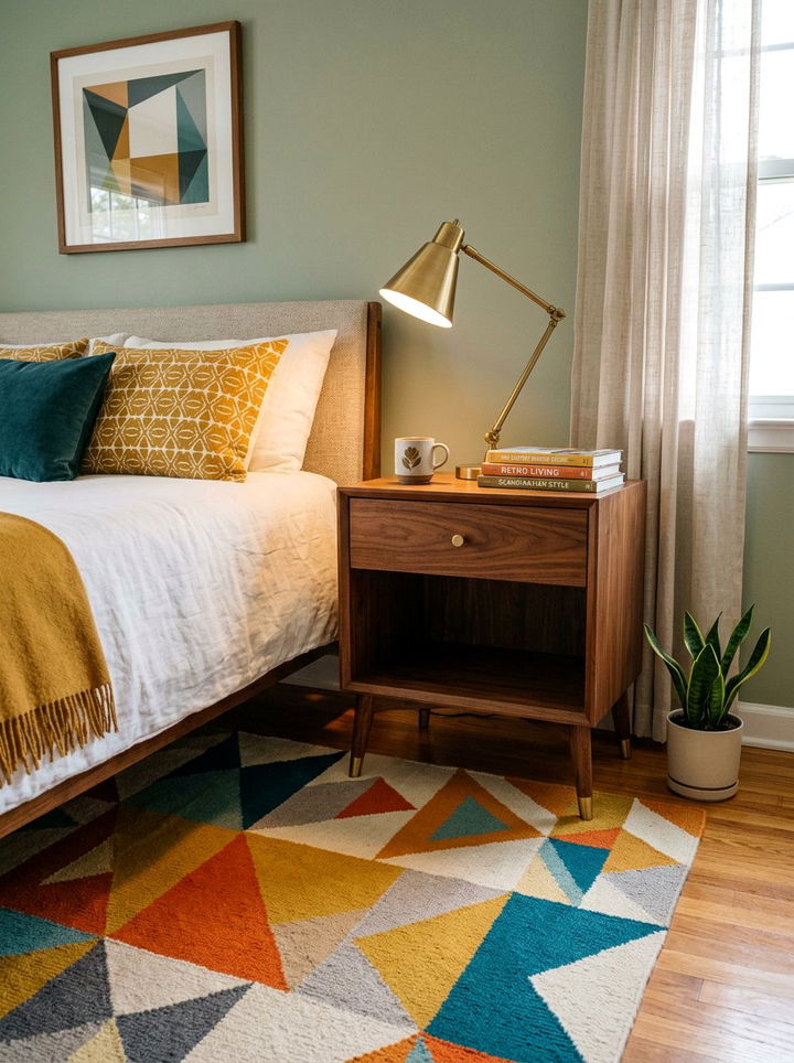 Mid century modern nightstand - 30 bedroom modern nightstands