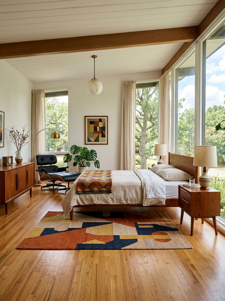 Mid century modern period bedroom - 30 period home bedroom ideas