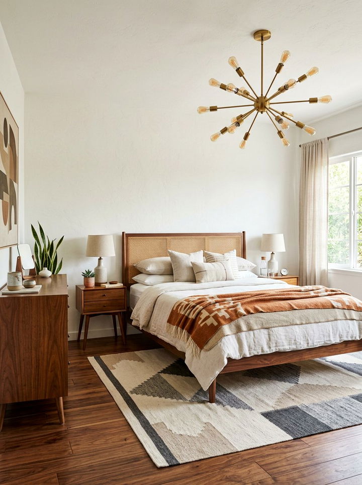 Mid century rustic bedroom - 30 rustic beige bedroom ideas