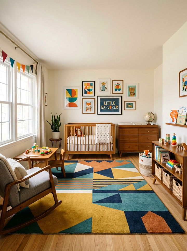 Mid century toddler room - 30 toddler bedroom ideas