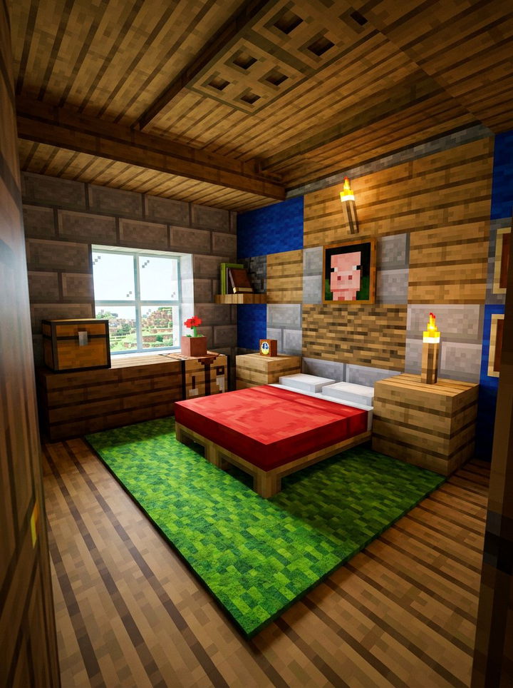 Minecraft bedroom - 30 nerd bedroom ideas