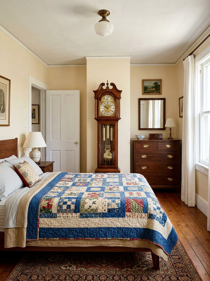 Miniature grandfather clock - 30 bedroom vintage clocks