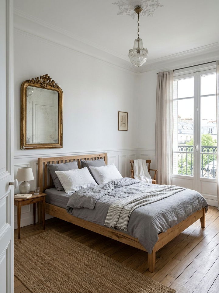 Minimalism French bedroom - 30 French bedroom ideas