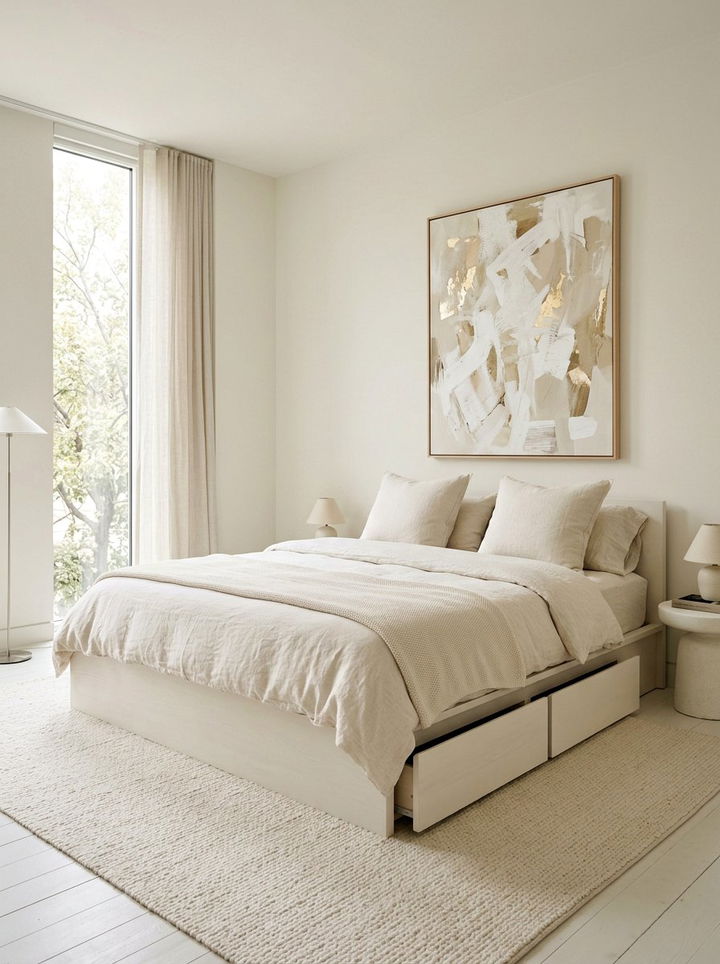 Minimalist Antique White Bedroom - 30 antique white bedroom ideas